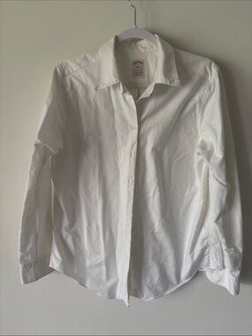 Brooks Brothers The Original Polo Shirt Classic Fit White Button-Up Shirt